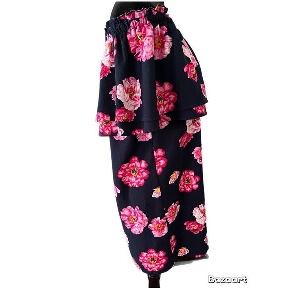 Mud Pie womens Off-the-shoulder Dress, Peony Size Medium - Picture 2 of 9